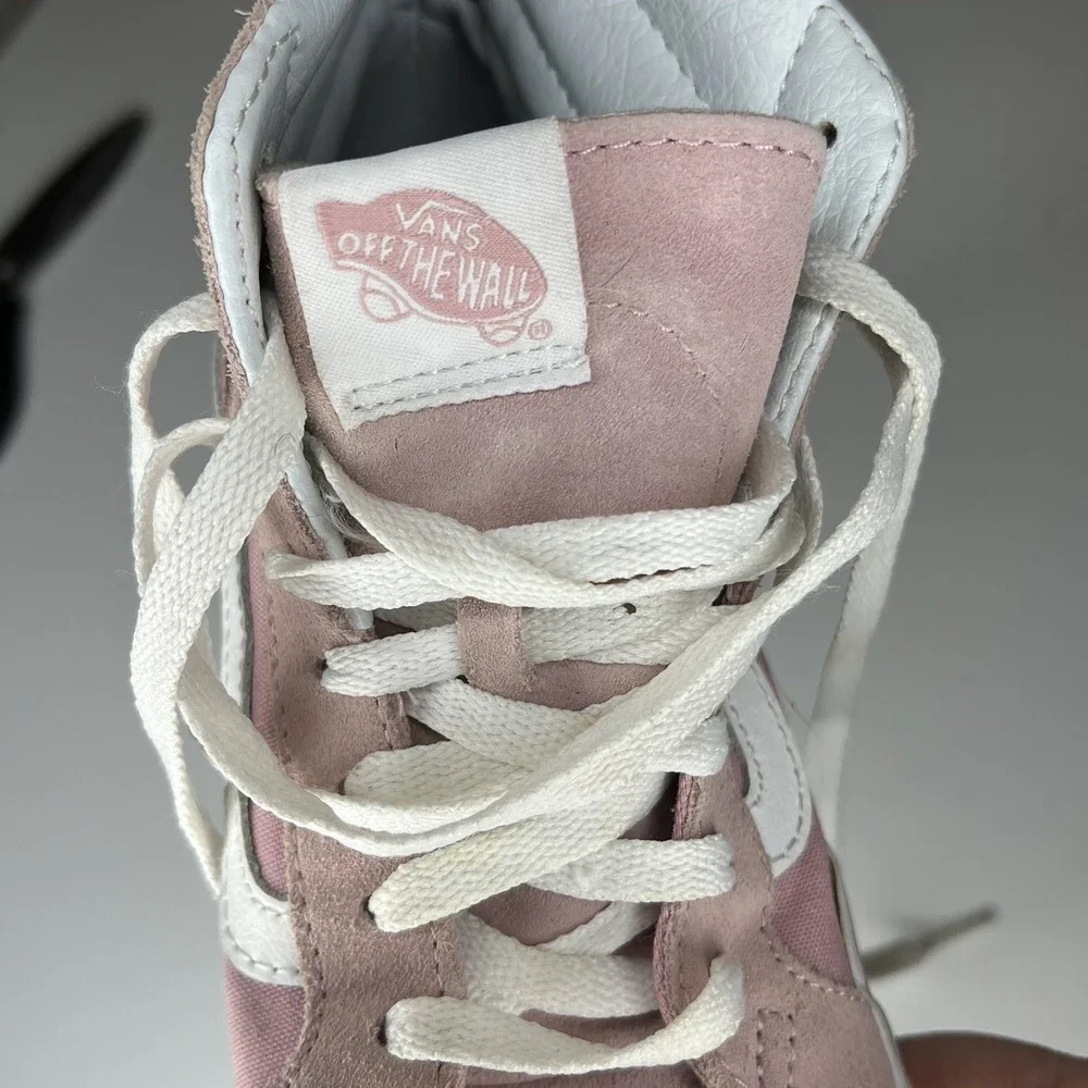 Vans Pink SK8 Hi Lace‎ Up High Top Sneakers Size 6 USA Women's